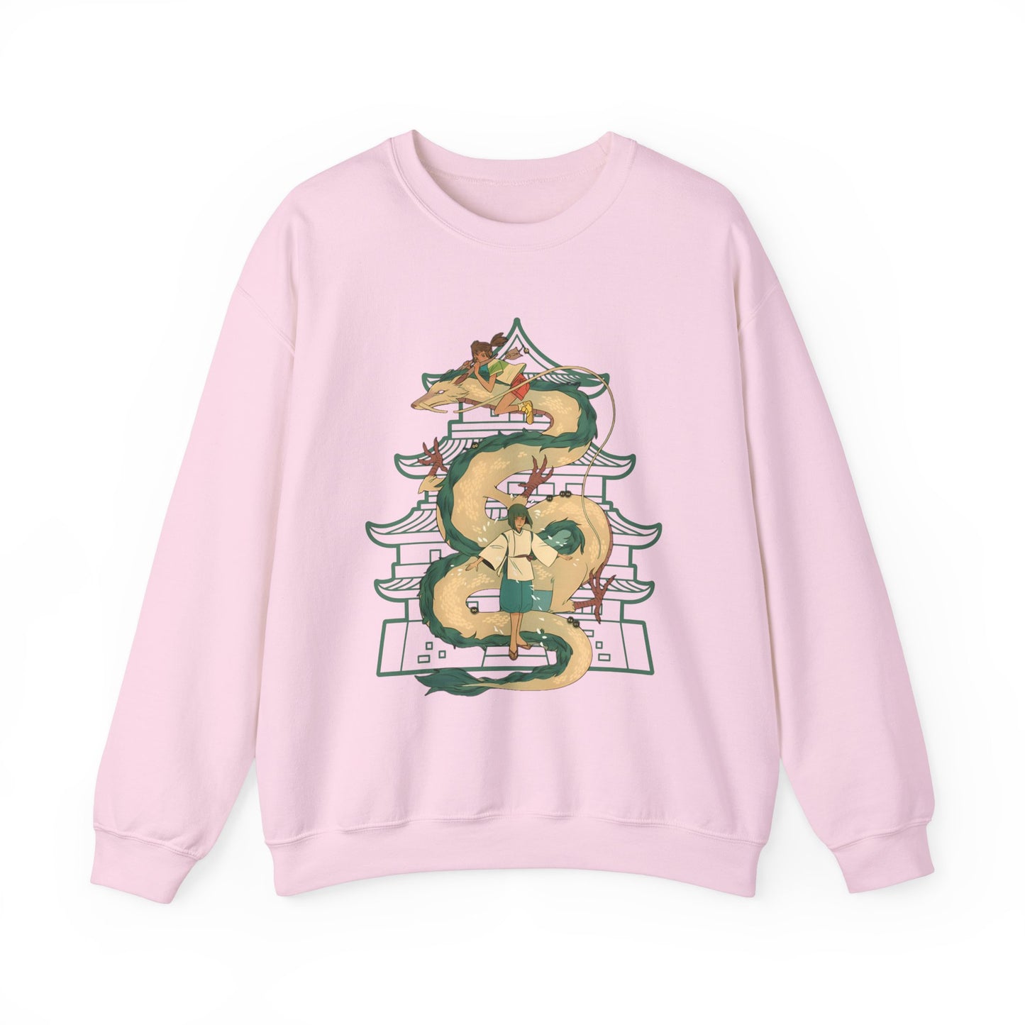 Haku Spirited Away Sweatshirt – 100% Cotton Studio Ghibli Anime Pullover for Fans