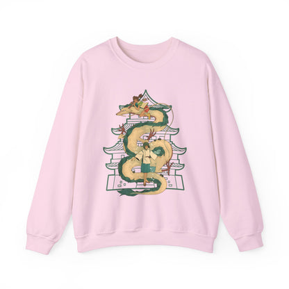 Haku Spirited Away Sweatshirt – 100% Cotton Studio Ghibli Anime Pullover for Fans