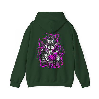 Roronoa Zoro Back Print Hoodie – 100% Cotton One Piece Anime Hoodie for True Fans