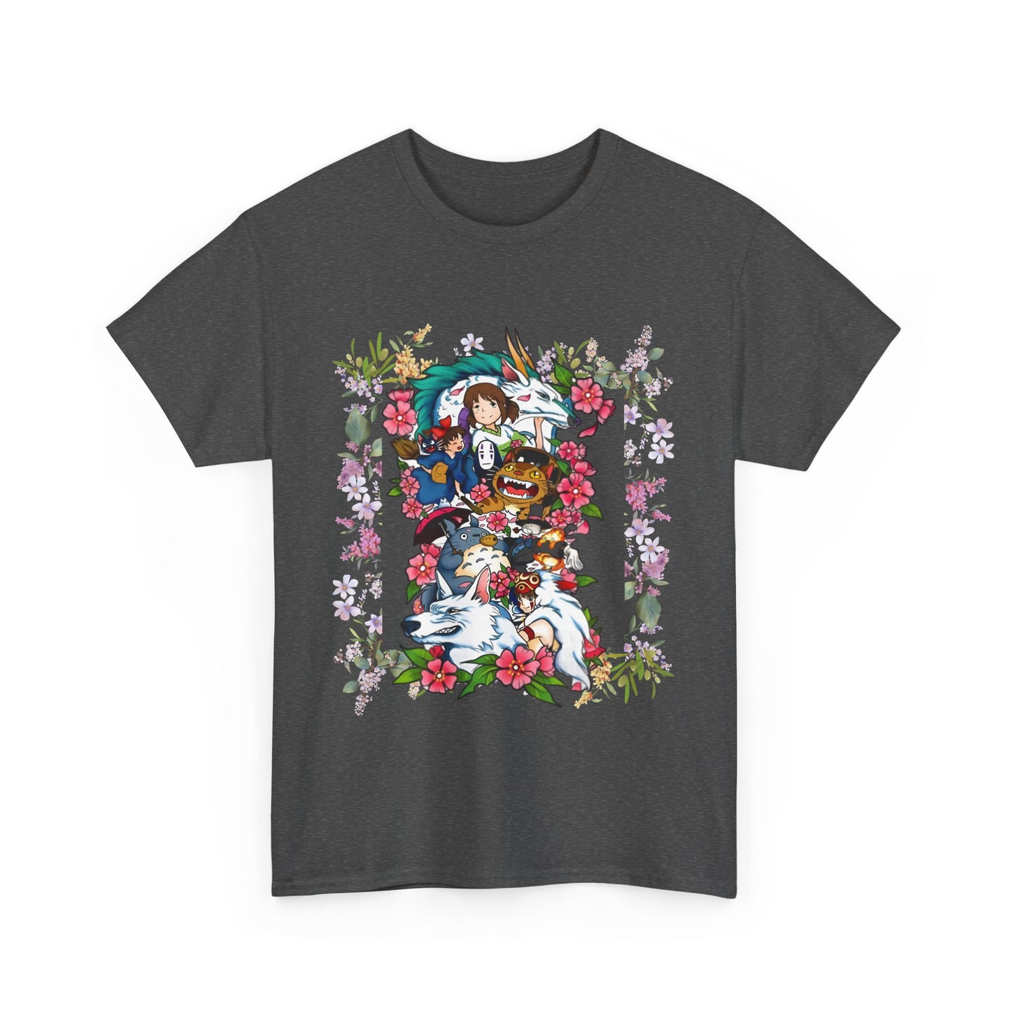 Ghibli Characters T-Shirt – 100% Cotton Anime Shirt for Studio Ghibli Fans