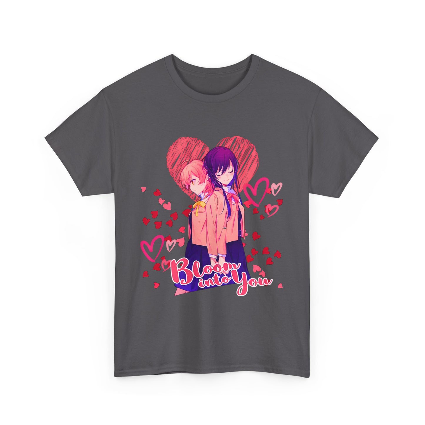 Bloom Into You T-Shirt – 100% Cotton Yuri Anime Tee Featuring Yuu and Touko