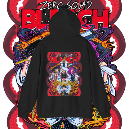 Zero Squad Bleach Back Print Hoodie 100% Cotton