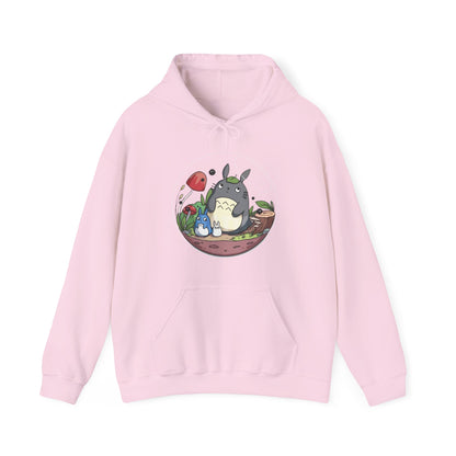 Totoro Bubble Hoodie – 100% Cotton Studio Ghibli Cozy Anime Pullover