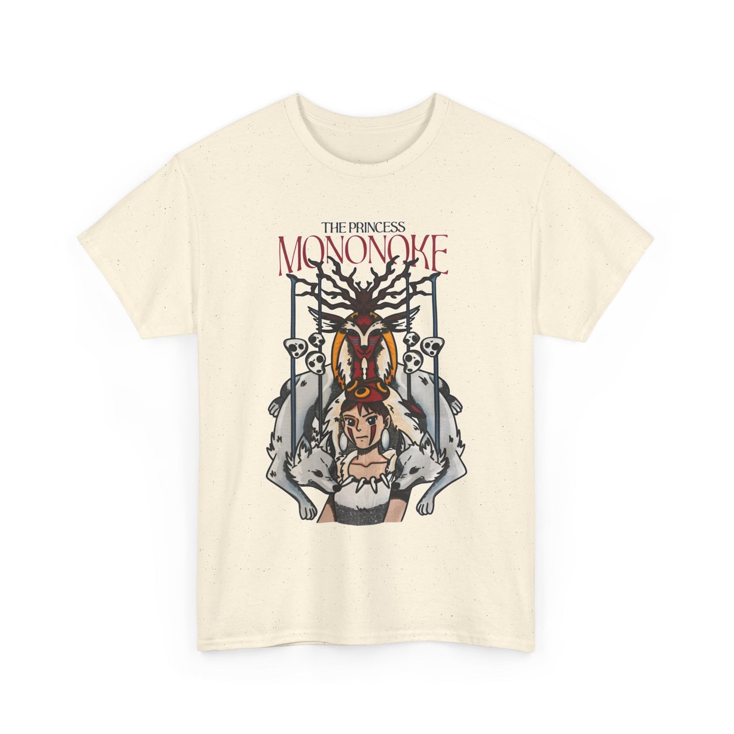 Princess Mononoke Ghibli T-Shirt 100% Cotton | Studio Ghibli Anime Art Tee