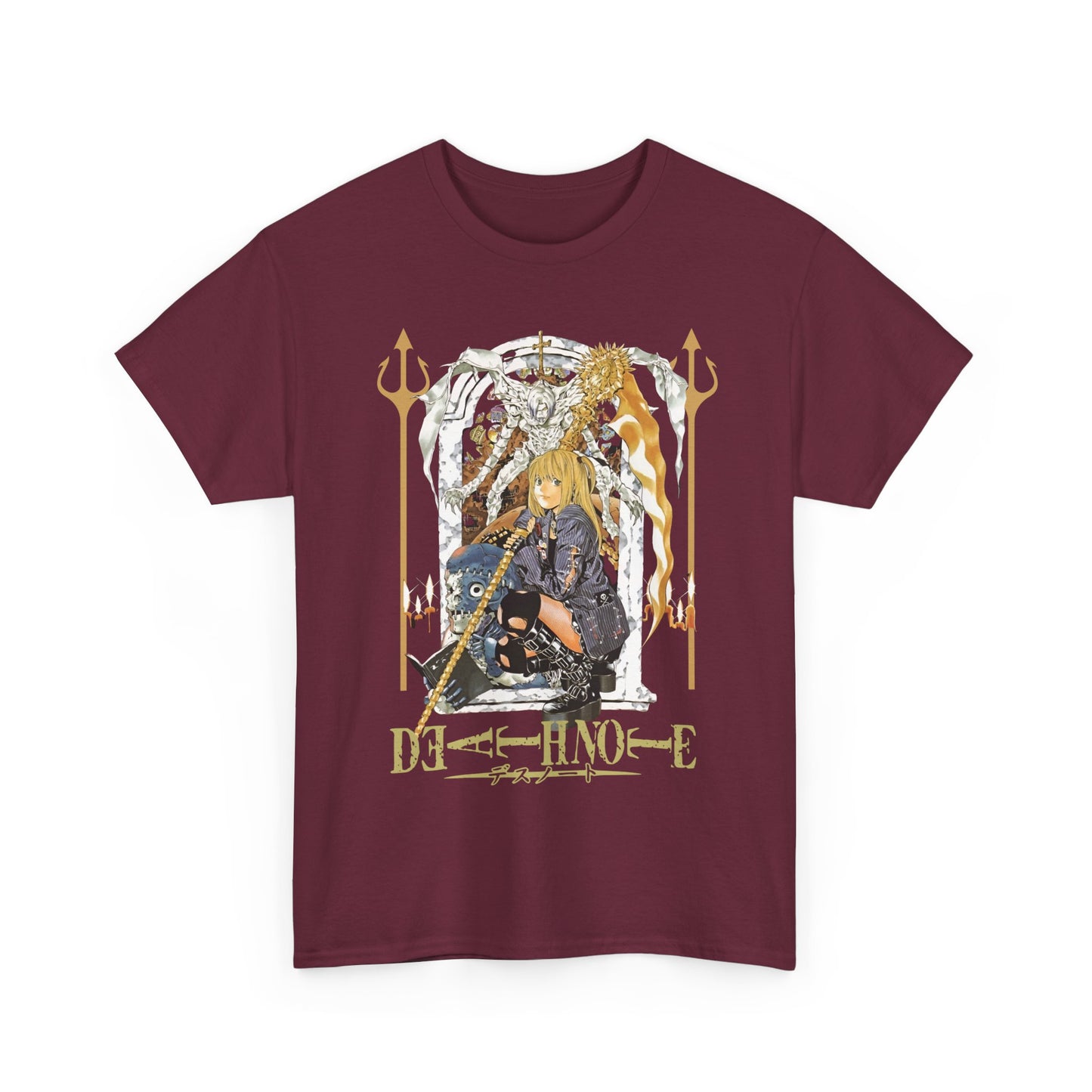 Misa Amane Death Note T-Shirt – 100% Cotton Anime Tee for Otaku & Gothic Fashion Fans