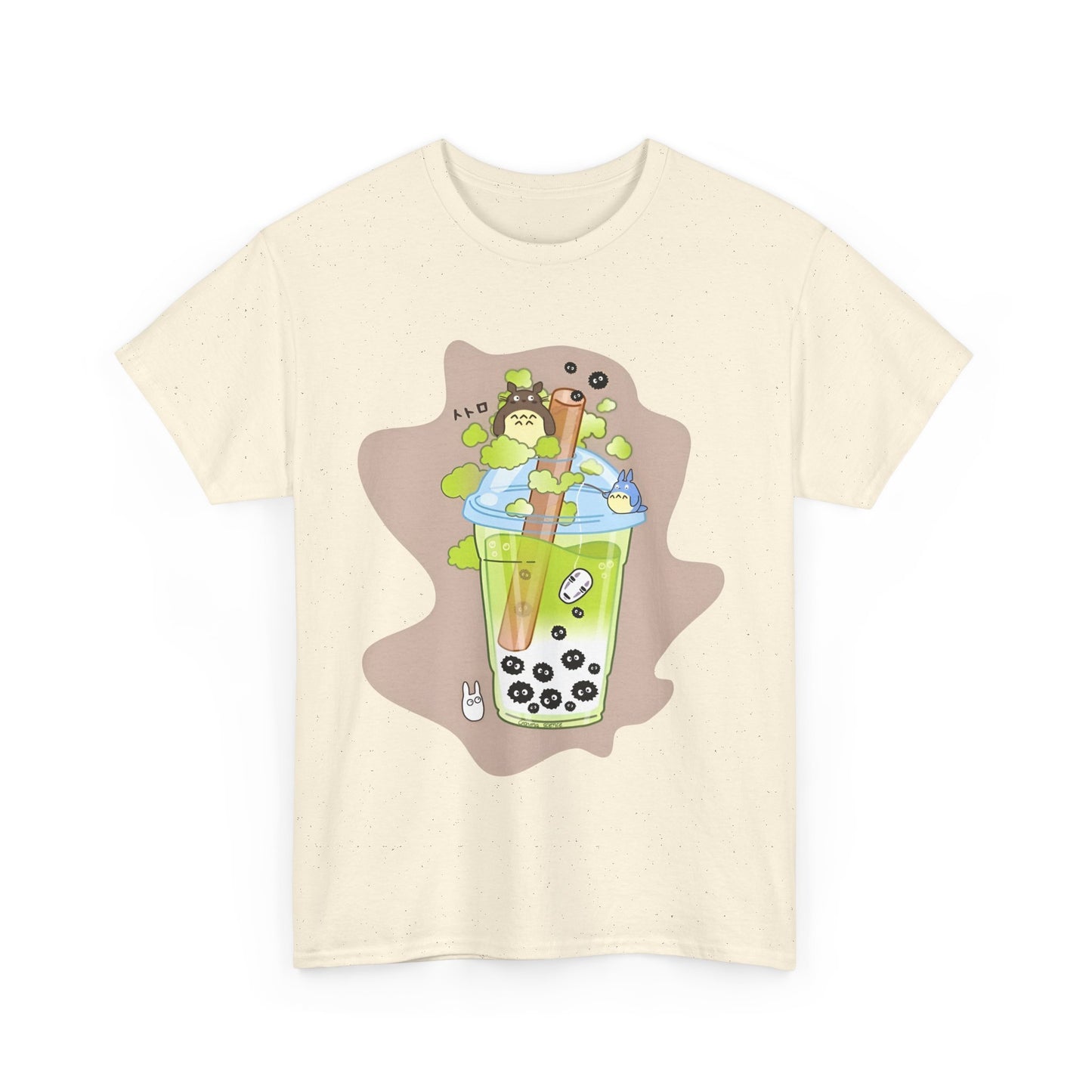 Ghibli Characters Smoothie T-Shirt | 100% Cotton Studio Ghibli Anime Tee
