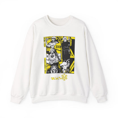Trafalgar Law One Piece Sweatshirt – 100% Cotton Anime Pullover for Fans