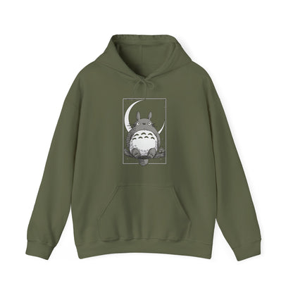 Totoro Night Dreams Hoodie – 100% Cotton Studio Ghibli Sweatshirt for Anime Fans