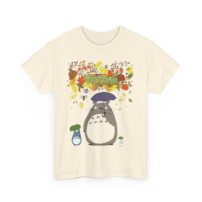 Totoro Flowers T-Shirt – 100% Cotton Studio Ghibli Floral Anime Tee