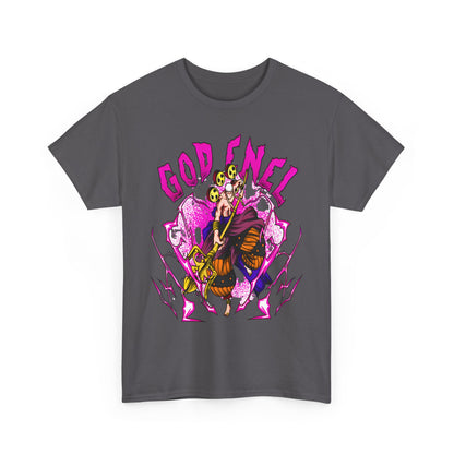 God Enel One Piece T-Shirt – 100% Cotton Anime Tee Featuring Skypiea's Thunder God