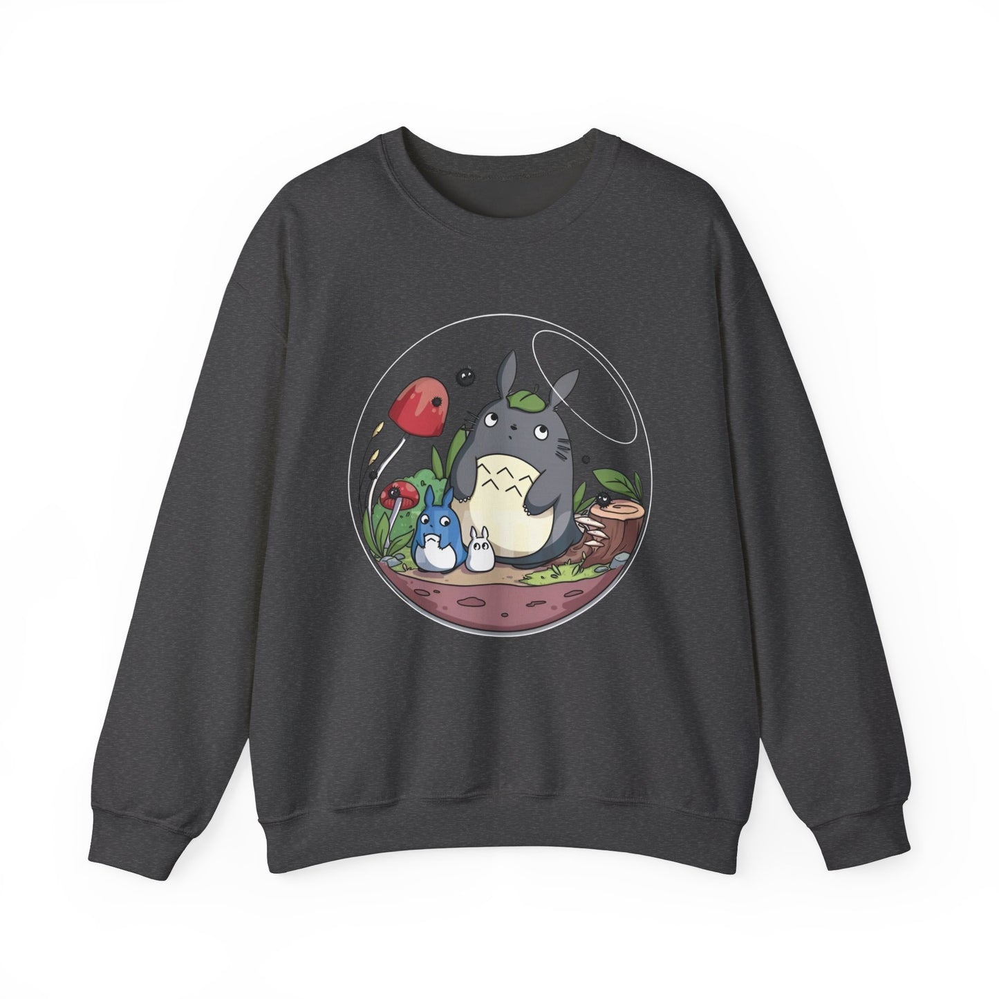 Totoro in a Bubble Sweatshirt – 100% Cotton Studio Ghibli Cozy Anime Pullover