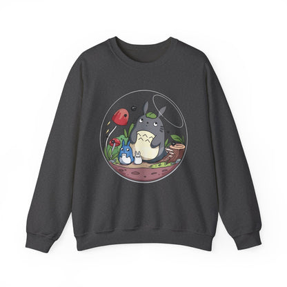 Totoro in a Bubble Sweatshirt – 100% Cotton Studio Ghibli Cozy Anime Pullover