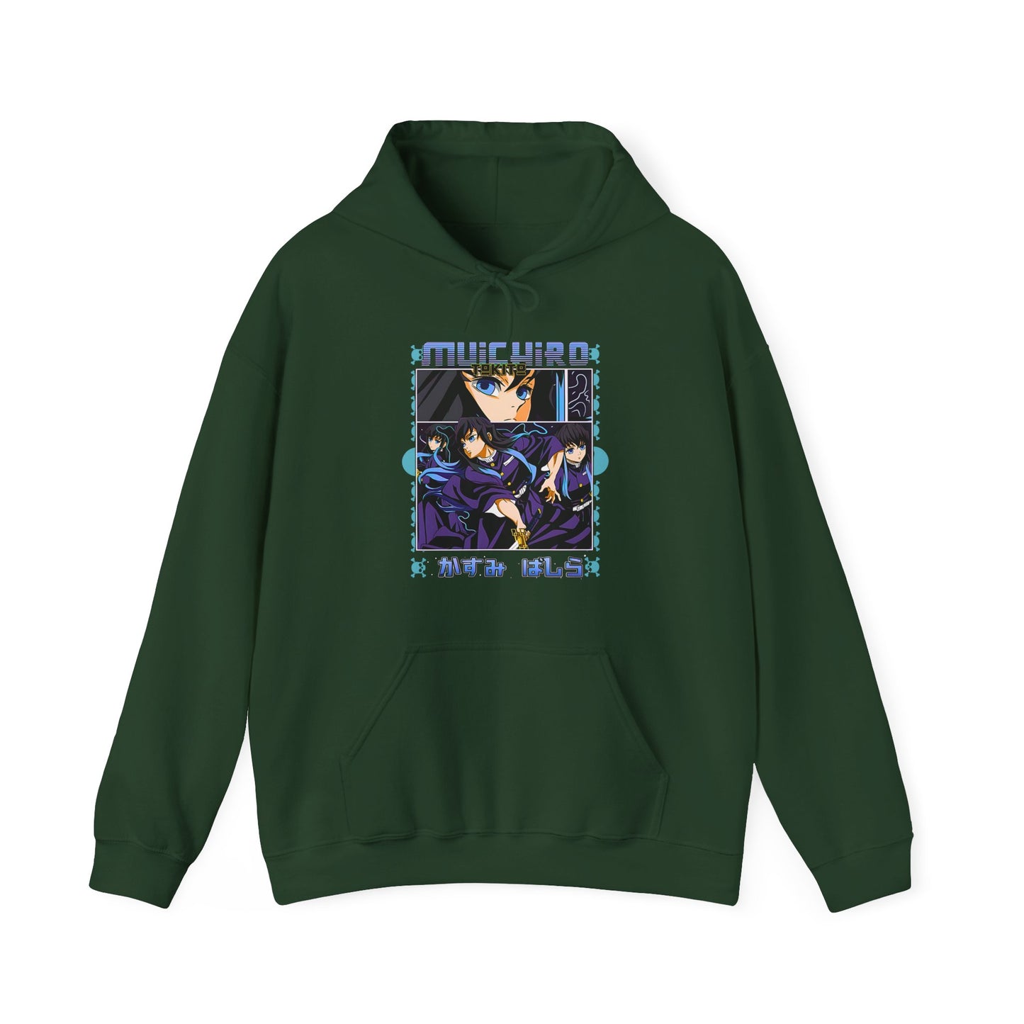 Muichiro Tokito Demon Slayer Hoodie – 100% Cotton Anime Hoodie for Mist Hashira Fans