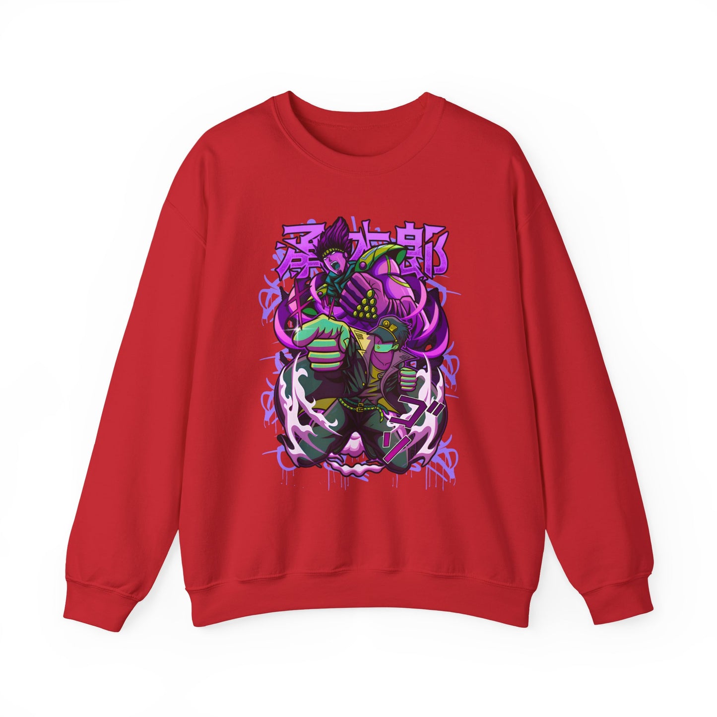 JoJo’s Bizarre Adventure Sweatshirt – 100% Cotton Anime Pullover for JoJo Fans