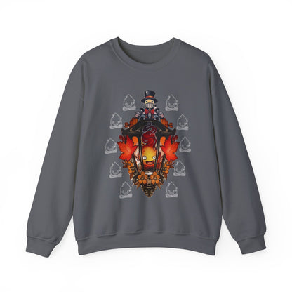 Calcifer Sweatshirt – 100% Cotton Howl's Moving Castle Studio Ghibli Cozy Pullover