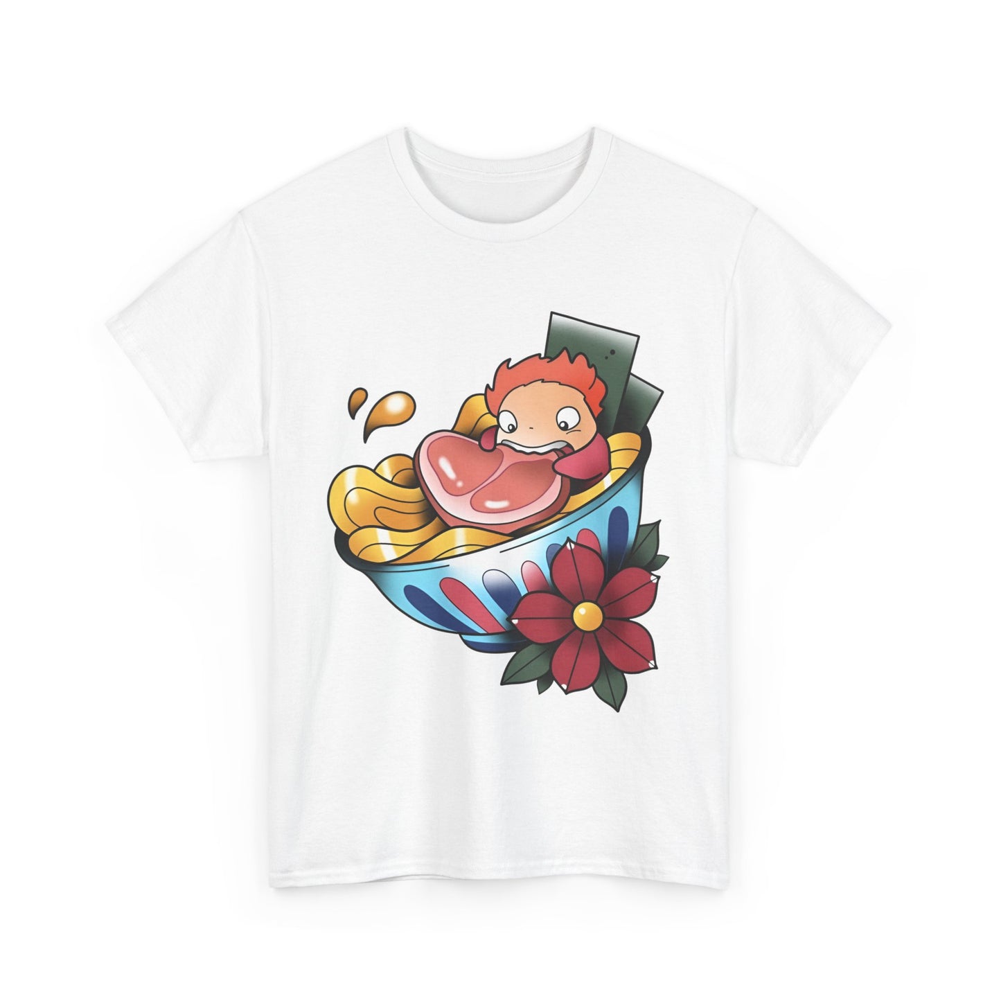 Ponyo Snack Jam T-Shirt | 100% Cotton Studio Ghibli Anime Tee