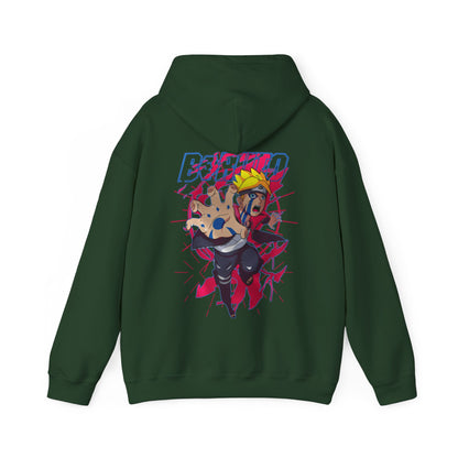 Boruto Naruto Next Generations Back Print Hoodie – 100% Cotton Anime Hoodie for Boruto Fans