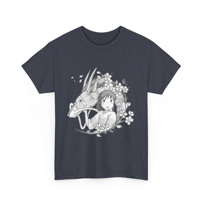Chihiro and Haku T-Shirt – Spirited Away Ghibli Cotton Tee
