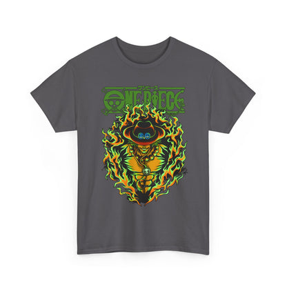 Portgas D. Ace One Piece T-Shirt – 100% Cotton Anime Tee for Fire Fist Fans