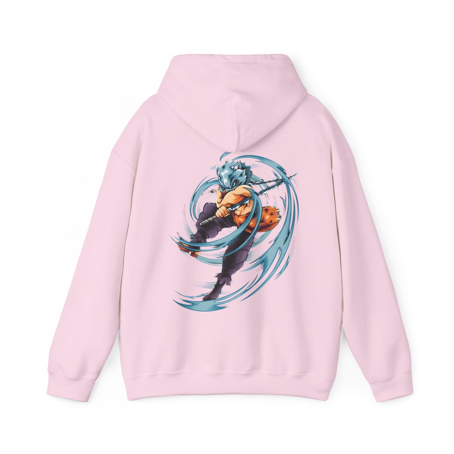 Inosuke Hashibira Back Print Hoodie – 100% Cotton Demon Slayer Anime Hoodie