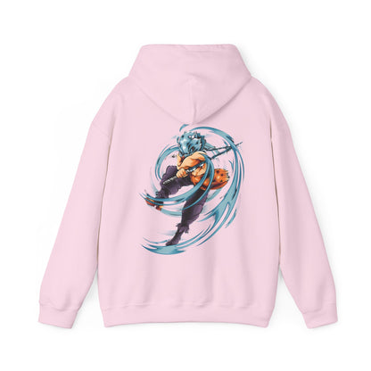 Inosuke Hashibira Back Print Hoodie – 100% Cotton Demon Slayer Anime Hoodie
