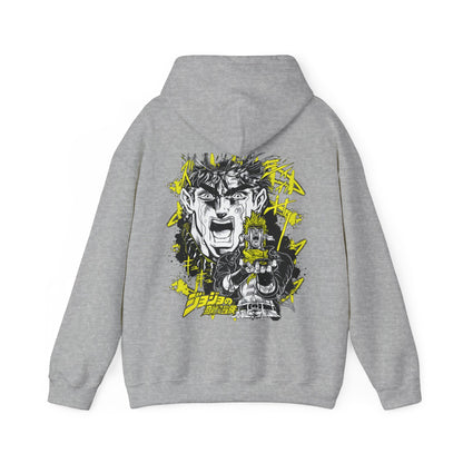 Joestar Back Print Hoodie – 100% Cotton JoJo’s Bizarre Adventure Anime Streetwear