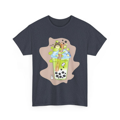 Ghibli Characters Smoothie T-Shirt | 100% Cotton Studio Ghibli Anime Tee