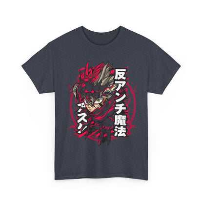 Asta Black Clover T-Shirt – 100% Cotton Anime Tee for Magic Knight Fans