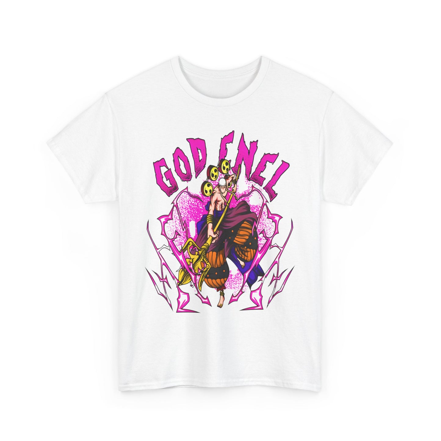 God Enel One Piece T-Shirt – 100% Cotton Anime Tee Featuring Skypiea's Thunder God