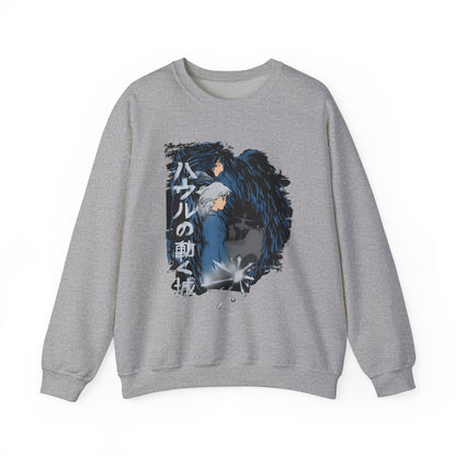 Howl & Sophie Sweatshirt – 100% Cotton Studio Ghibli Pullover Inspired by Howl’s Moving Castle