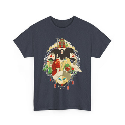 Spirited Away Characters T-Shirt – 100% Cotton Studio Ghibli Tee