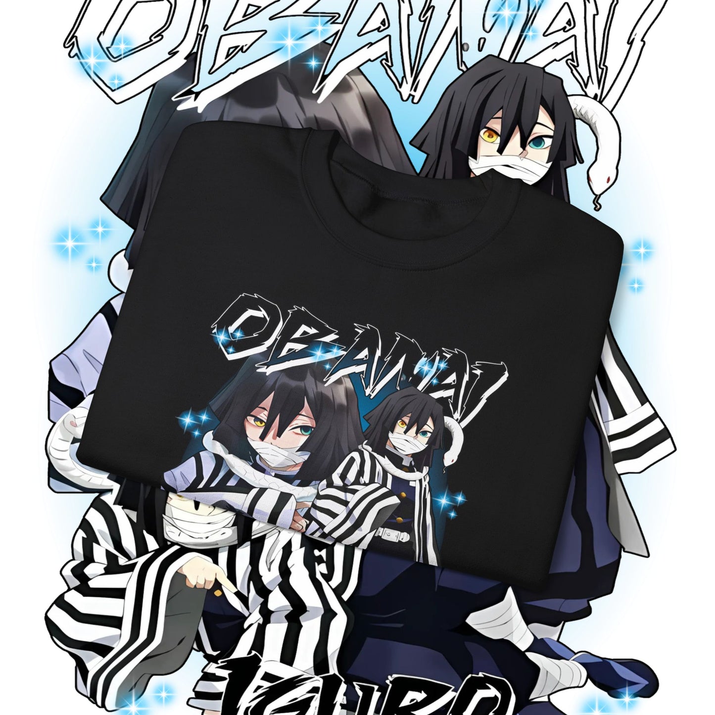Iguro Obanai Hashira Cotton Sweatshirt | Anime Demon Slayer Pullover