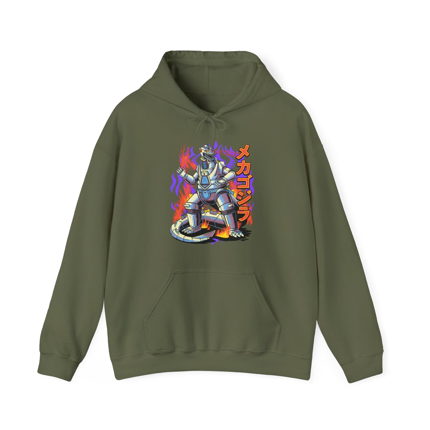 Mechagodzilla Kaiju Hoodie – 100% Cotton | Monsterverse Anime Streetwear for Kaiju Fans