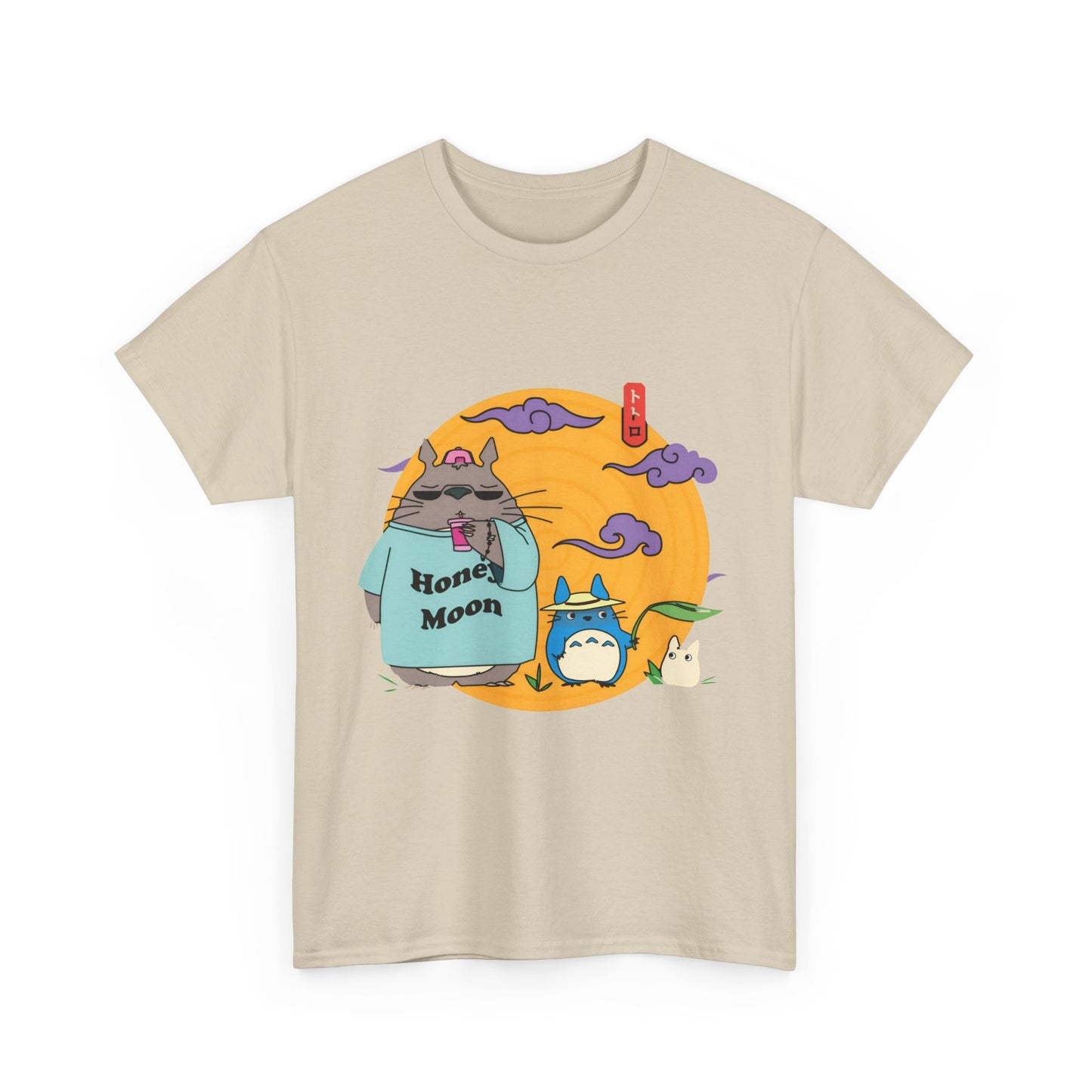 Totoro Fresh Art T-Shirt 100% Cotton | Studio Ghibli Anime Tee