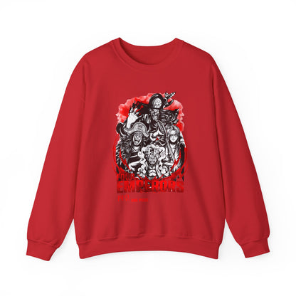 Four Emperors One Piece Sweatshirt – 100% Cotton Anime Crewneck Featuring Yonko Pirates