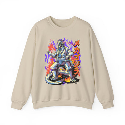Mechagodzilla Kaiju Sweatshirt – 100% Cotton | Classic Monster Anime Apparel for Kaiju Fans