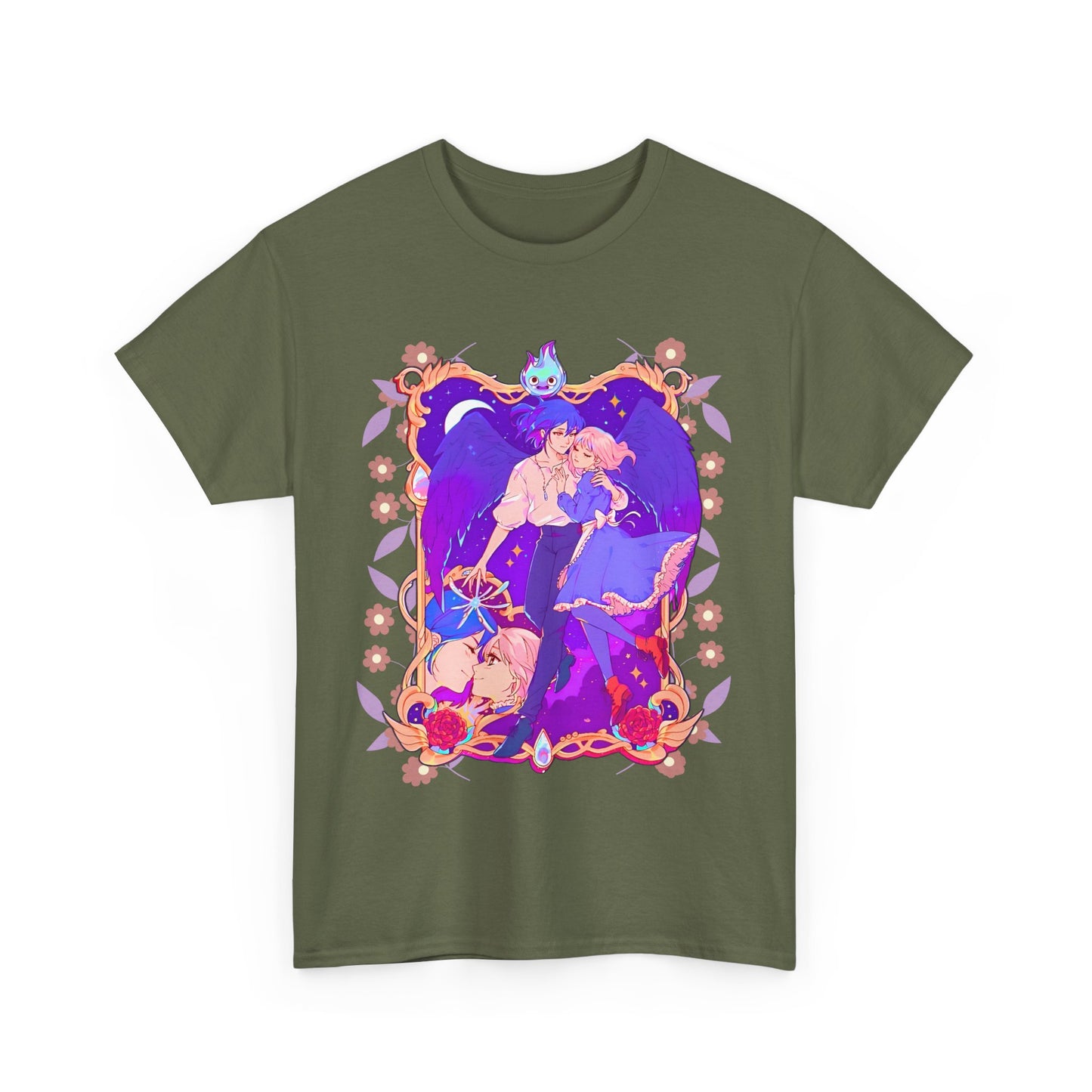 Howl’s Moving Castle Shirt – 100% Cotton Ghibli Anime T-Shirt