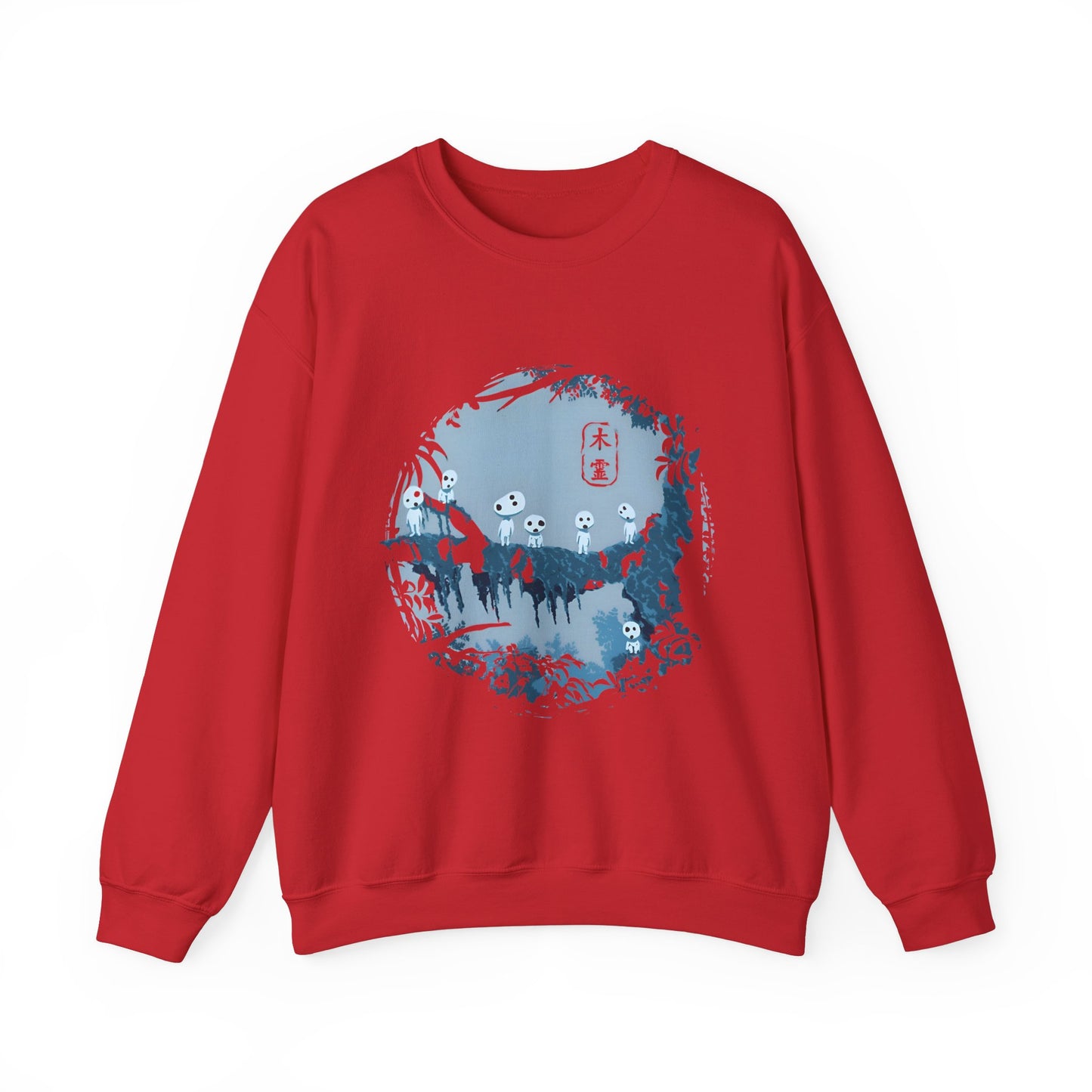 Kodama Tree Forest Sweatshirt – 100% Cotton Studio Ghibli Pullover Inspired by Princess Mononoke