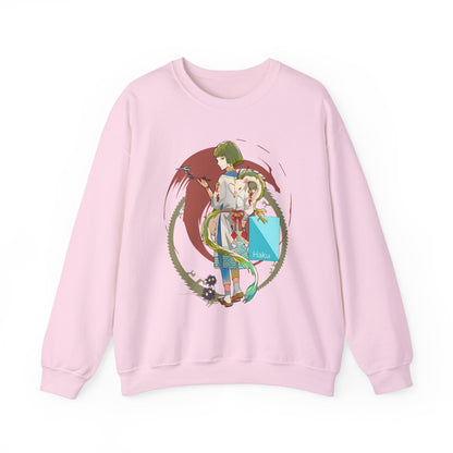 Haku Spirited Away Sweatshirt – 100% Cotton Studio Ghibli Pullover for Anime and Ghibli Fans