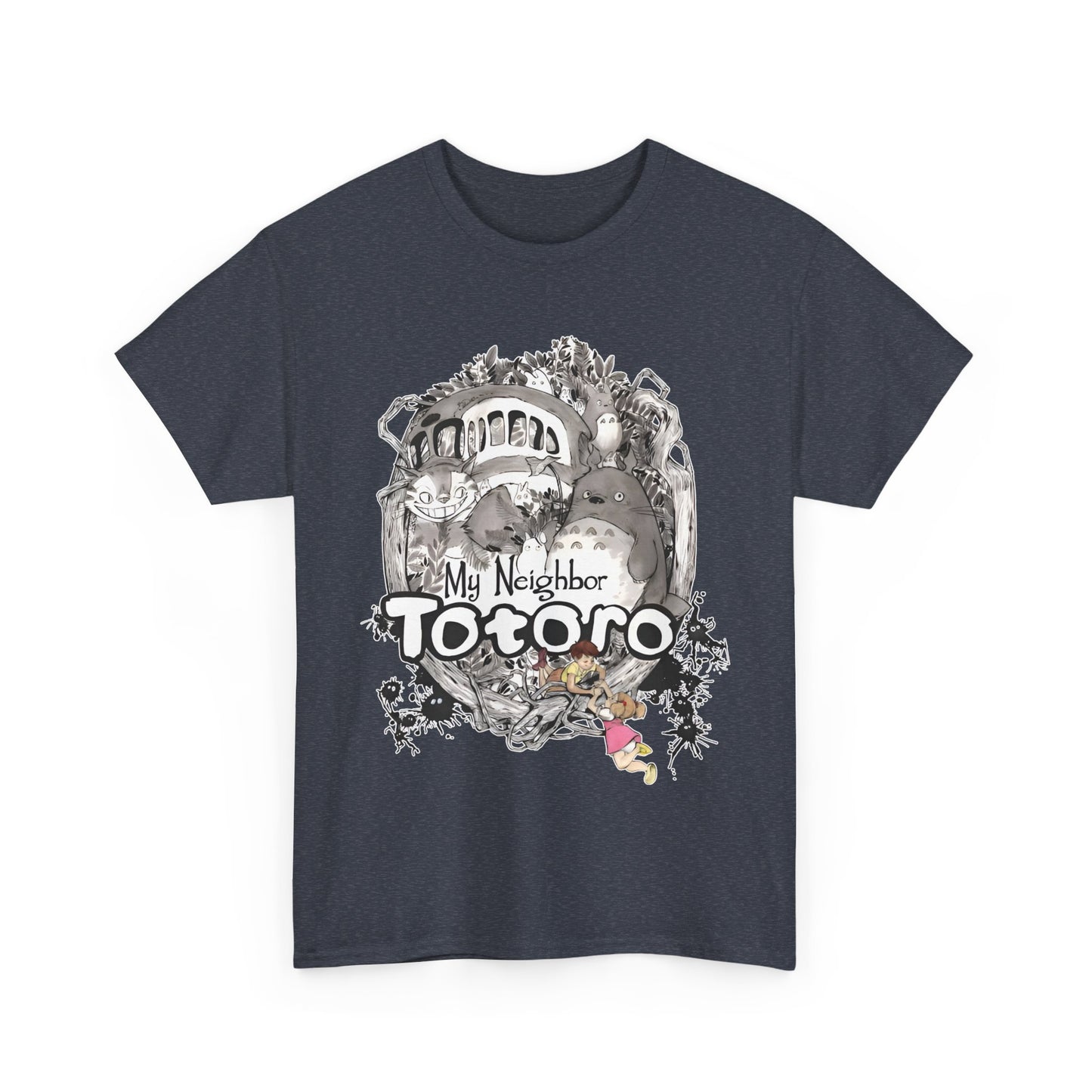 Totoro Anime Art T-Shirt | 100% Cotton Studio Ghibli Graphic Tee