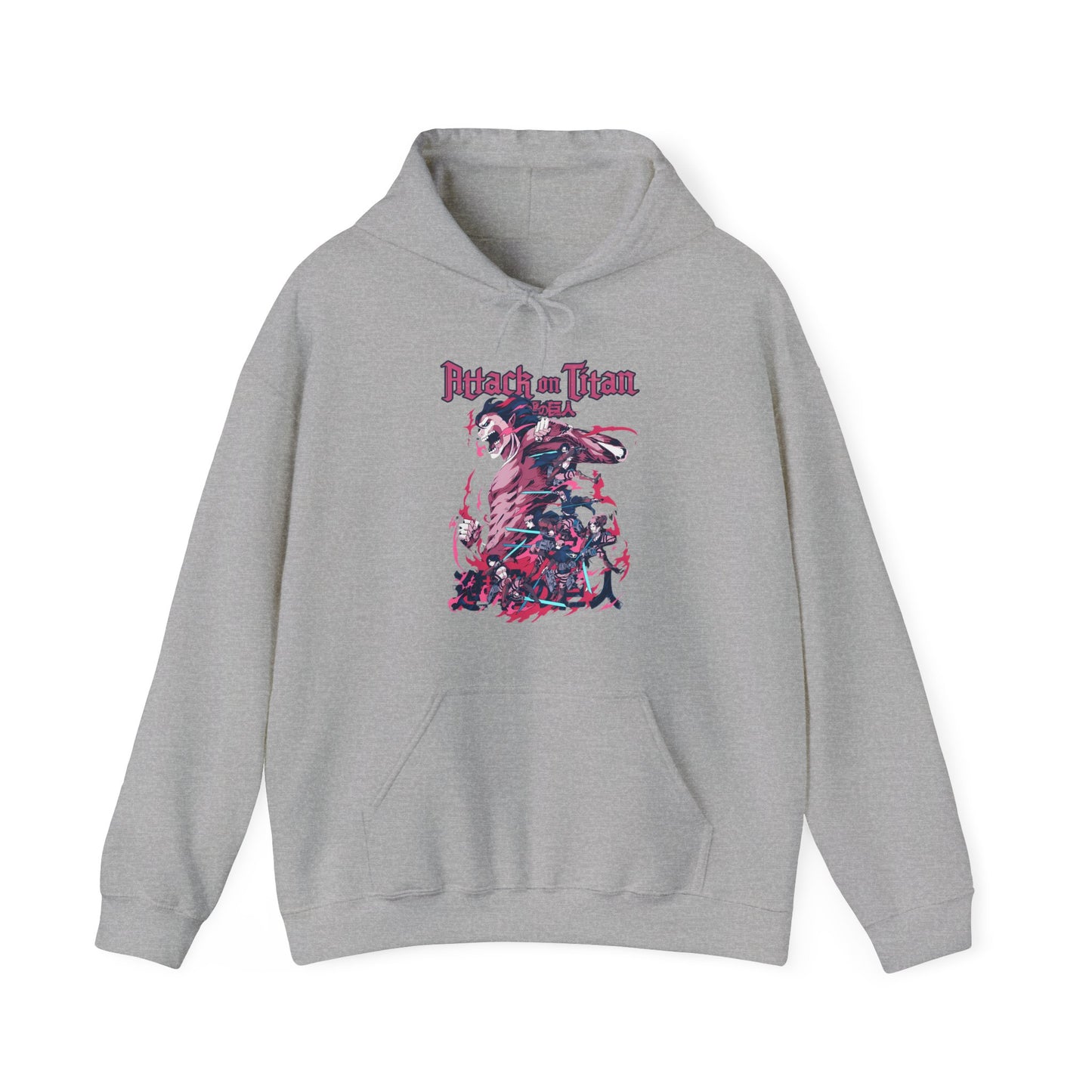 Attack on Titan Hoodie – 100% Cotton Anime Pullover for True Fans