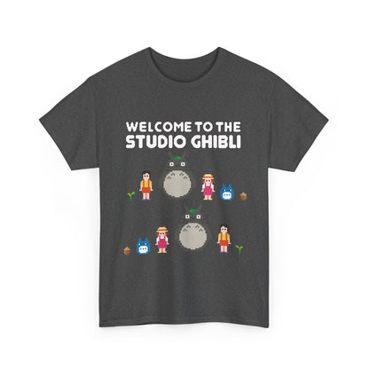Totoro Pixel T-Shirt 100% Cotton | Studio Ghibli Anime Graphic Tee