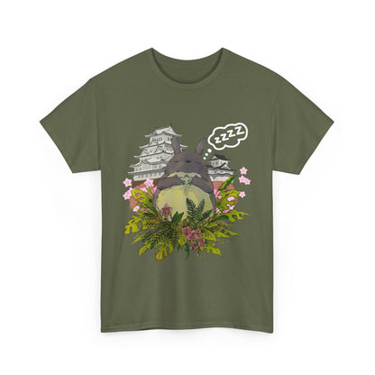 Totoro Sleep T-Shirt 100% Cotton Studio Ghibli Anime Graphic Tee