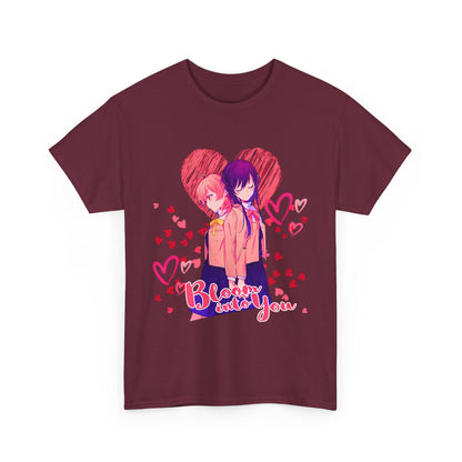 Bloom Into You T-Shirt – 100% Cotton Yuri Anime Tee Featuring Yuu and Touko