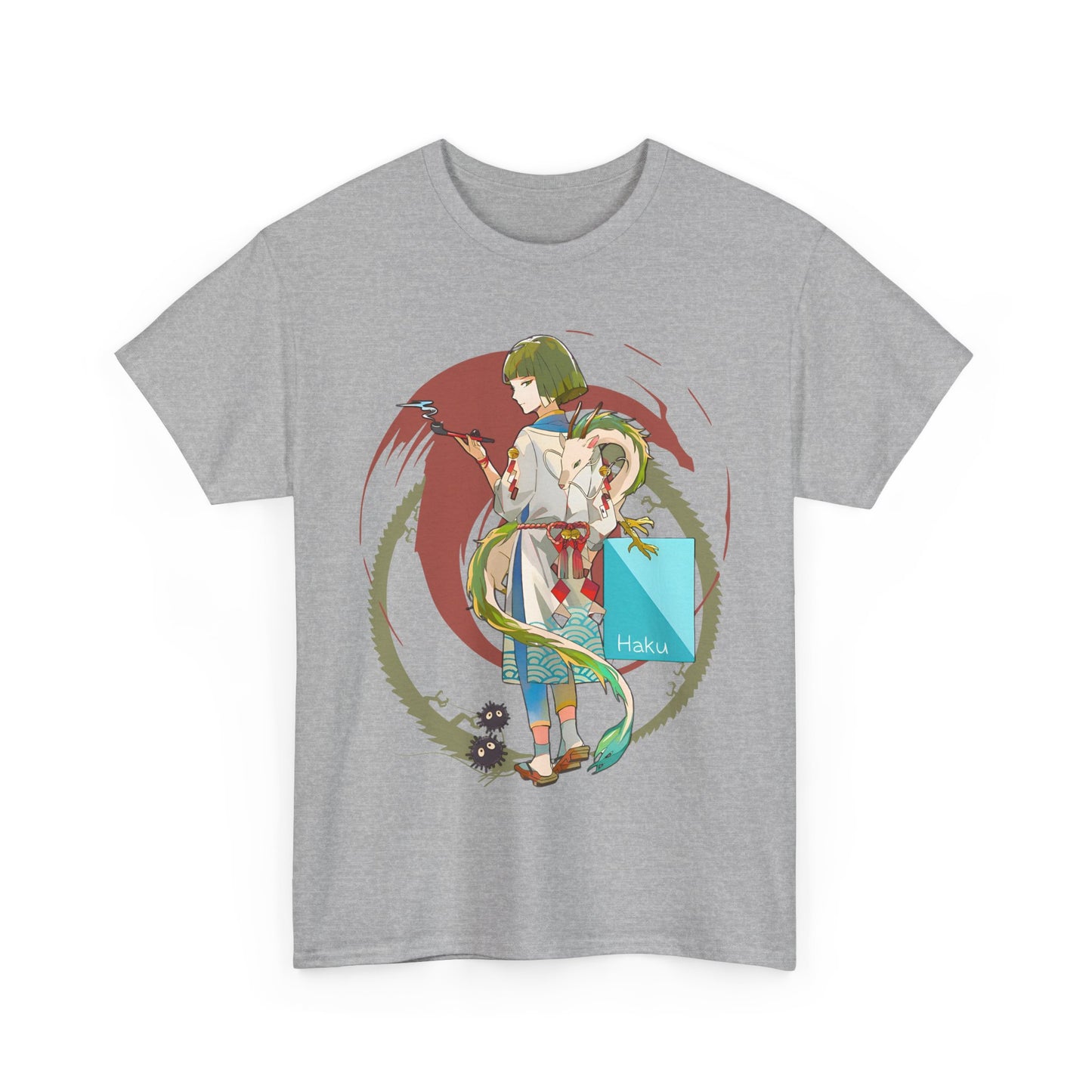 Haku Spirited Away T-Shirt – 100% Cotton Studio Ghibli Tee for Anime Fans and Ghibli Lovers