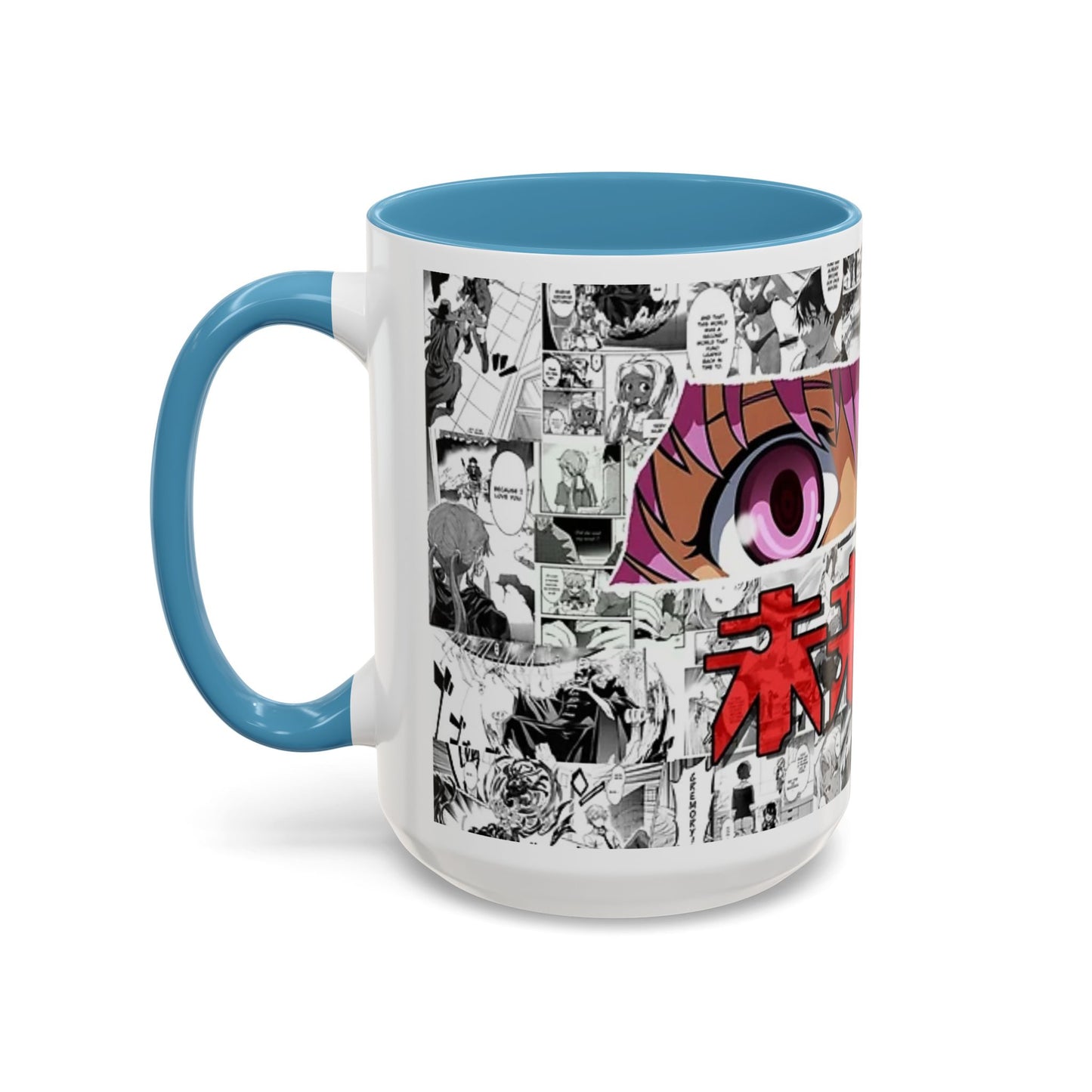 Yuno Gasai Accent Handle Mug – Future Diary Anime Cup – 11oz & 15oz Ceramic Gift for Yandere Fans
