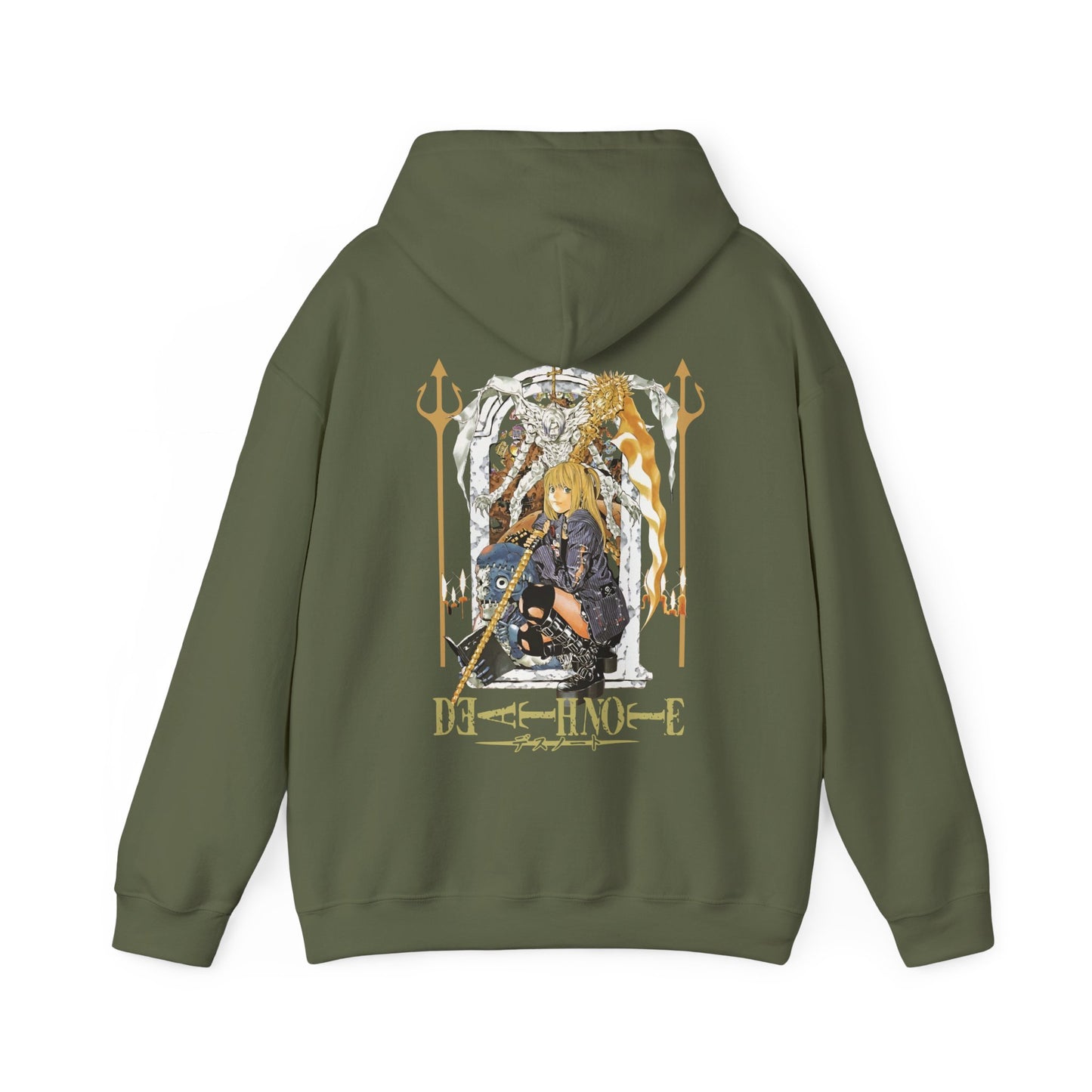 Misa Amane Death Note Back Print Hoodie – 100% Cotton Gothic Anime Streetwear
