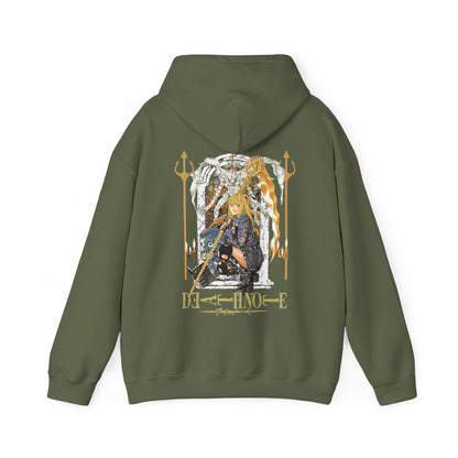 Misa Amane Death Note Back Print Hoodie – 100% Cotton Gothic Anime Streetwear