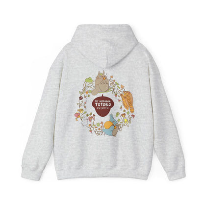 My Neighbor Totoro Back Print Hoodie – 100% Cotton Studio Ghibli Sweatshirt for Anime Fans