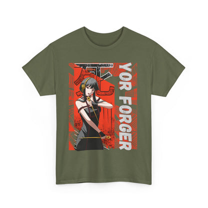 Yor Forger T-Shirt – 100% Cotton Spy x Family Anime Tee for Fans